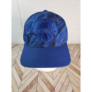 New York Knicks Adidas Snapback Hat Mens Adjustable Blue
